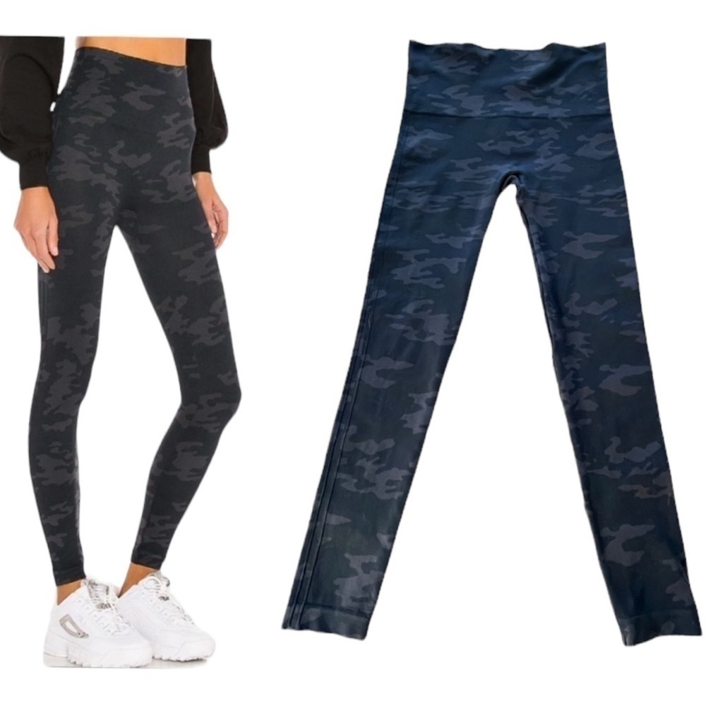Spanx camo look at me now seamless high rise leggings size medium - Picture 2 of 13